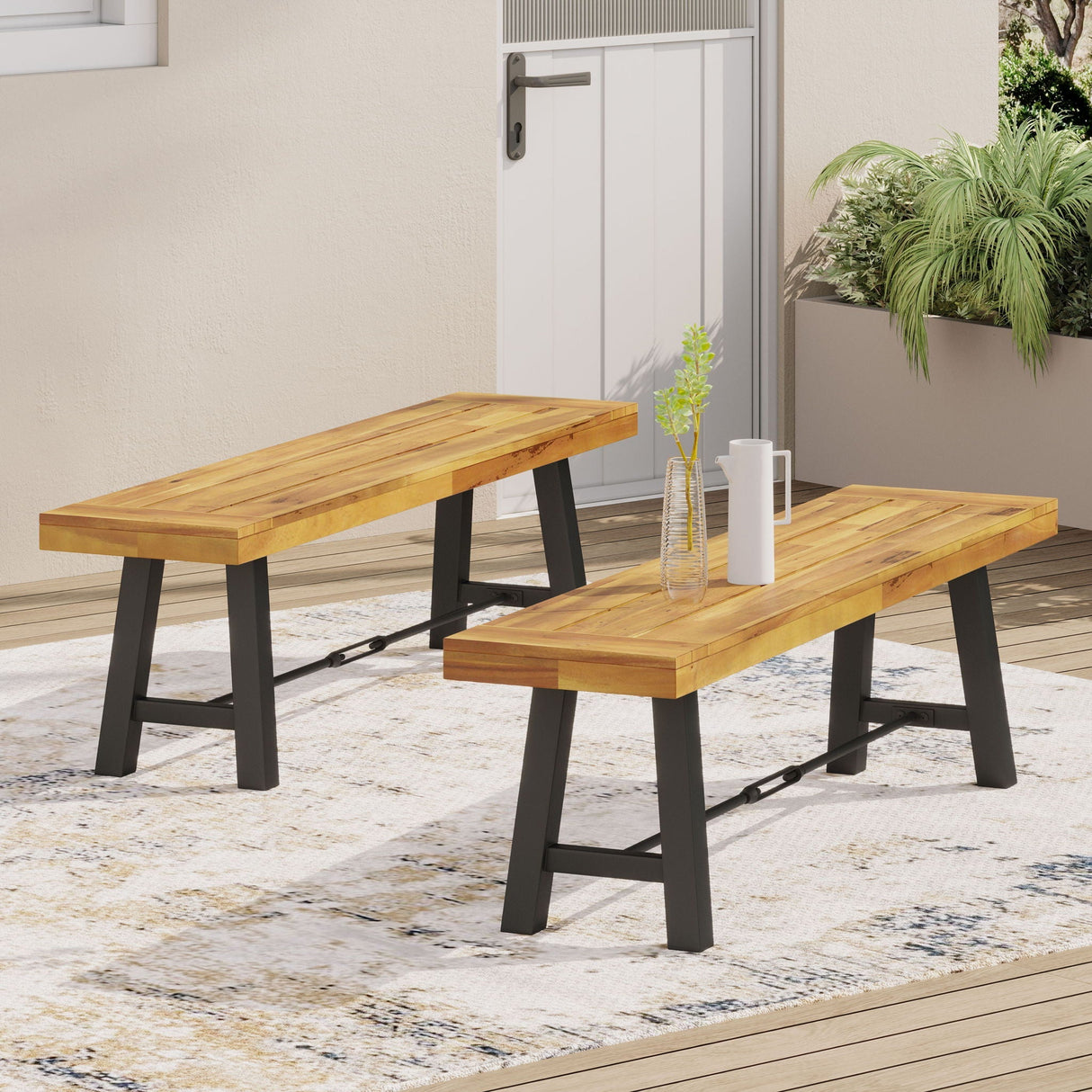 Catriona Teak Bench