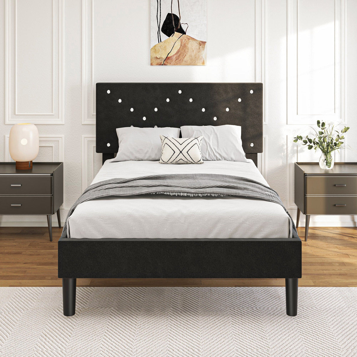 Upholstered Platform Bed