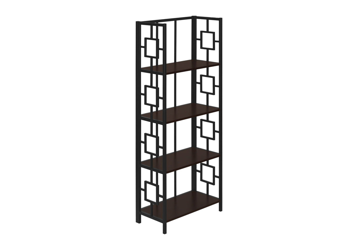 4-Tier Bookshelf, Bookcase, Etagere in Espresso Finish