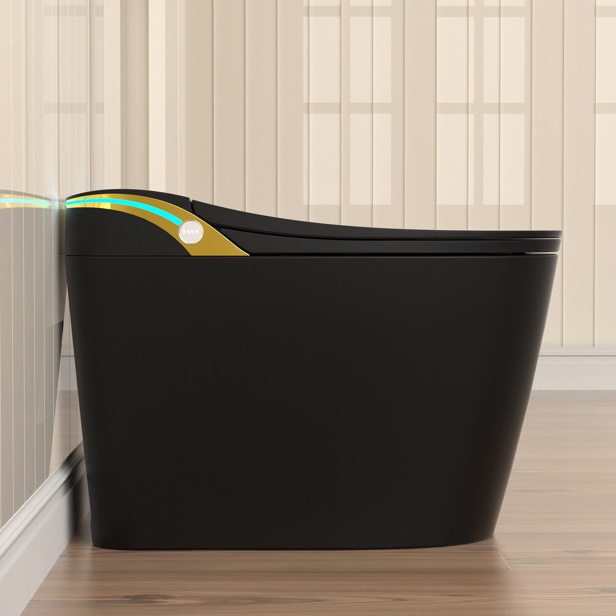 Modern Smart Toilet With Built-In Bidet and Advanced Features