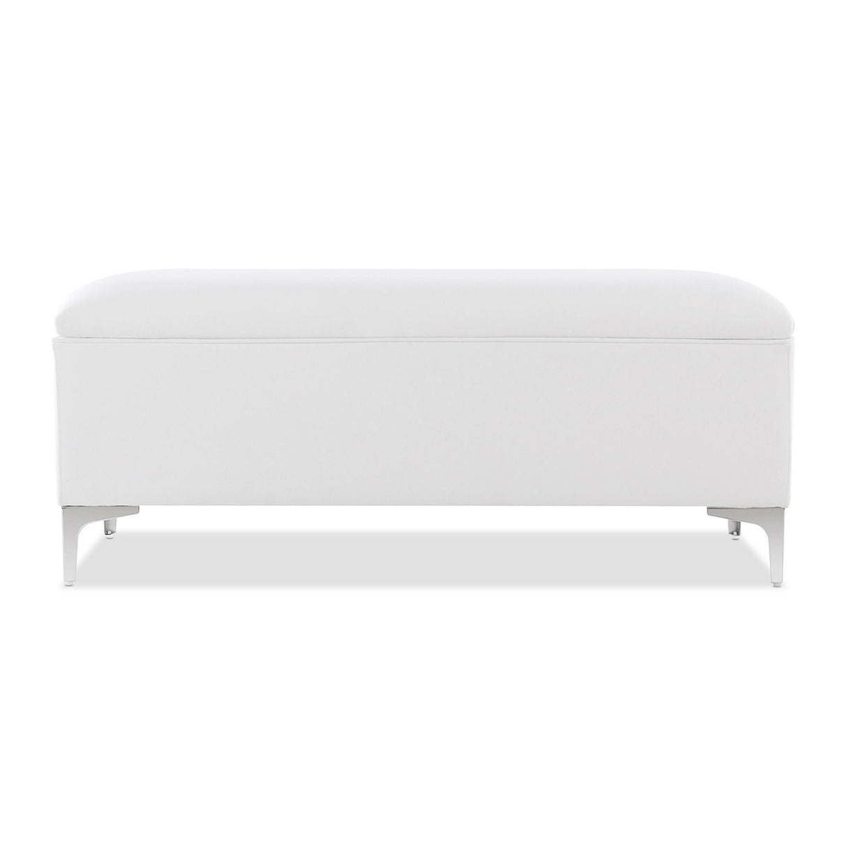 Madelyn - Modern Storage Bench - Bright White Dye