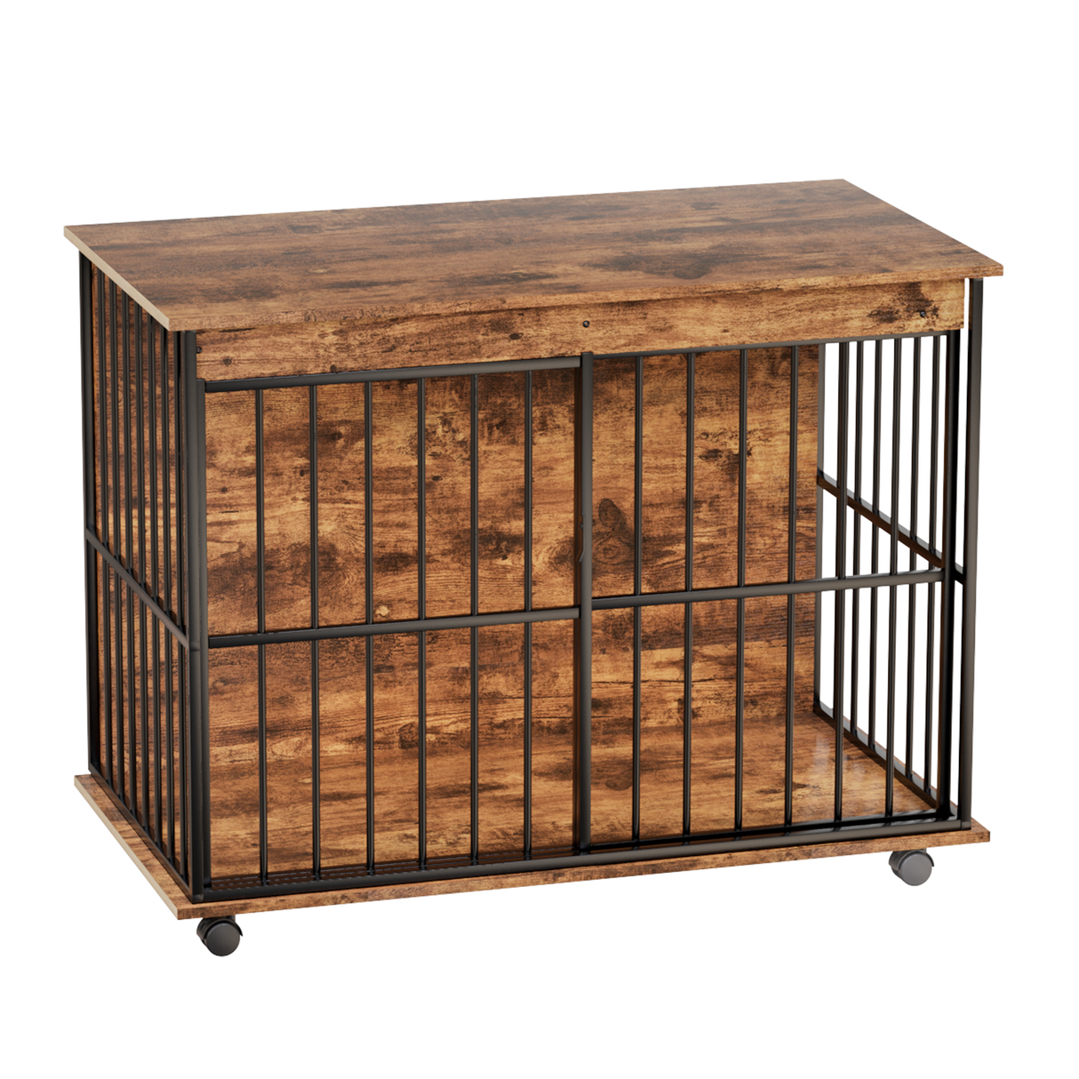 Large Wooden Dog Crate Furniture