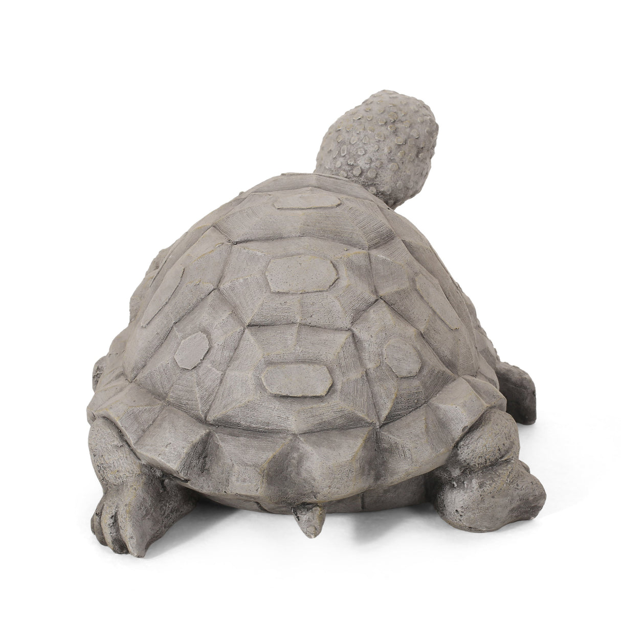 Turtle Decor Outdoor Turtle Statue in Dark Gray