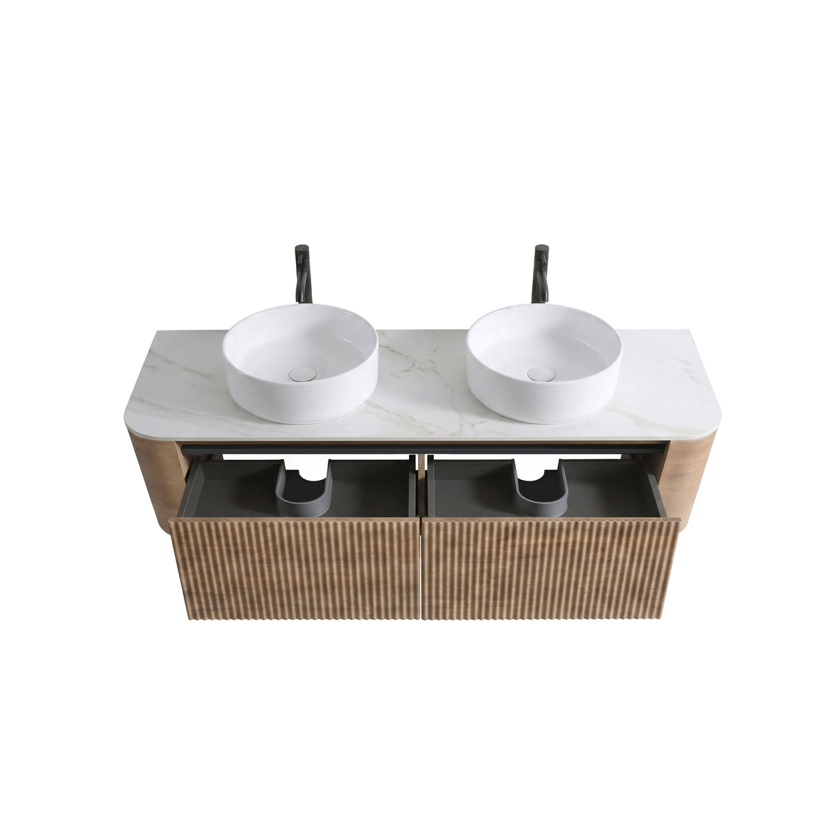 Erba 60 Inch Bathroom Vanity with Sink in Honey