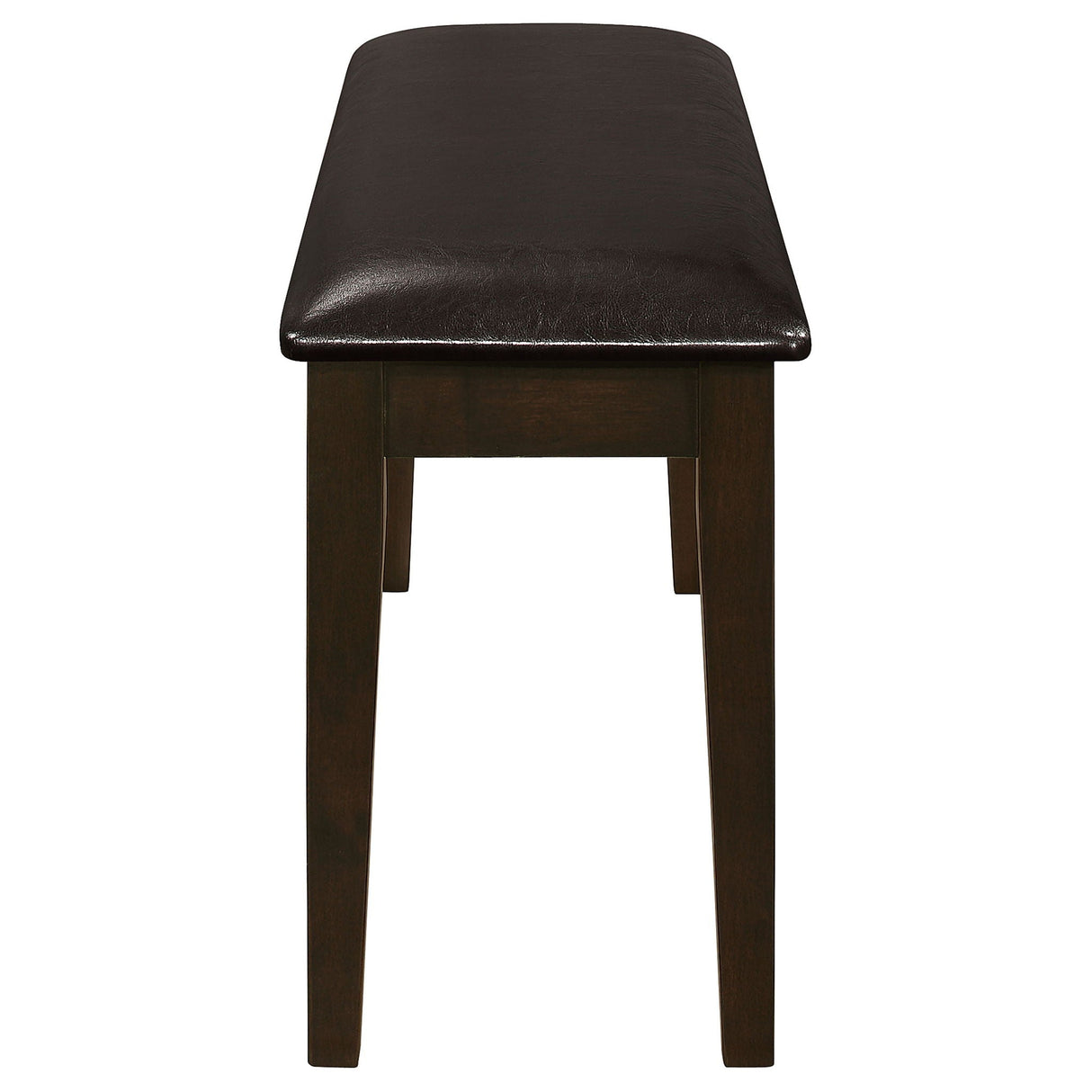 Arvin - 5 Piece Dining Set With Rectangular Table And Bench With Seats - Cappuccino