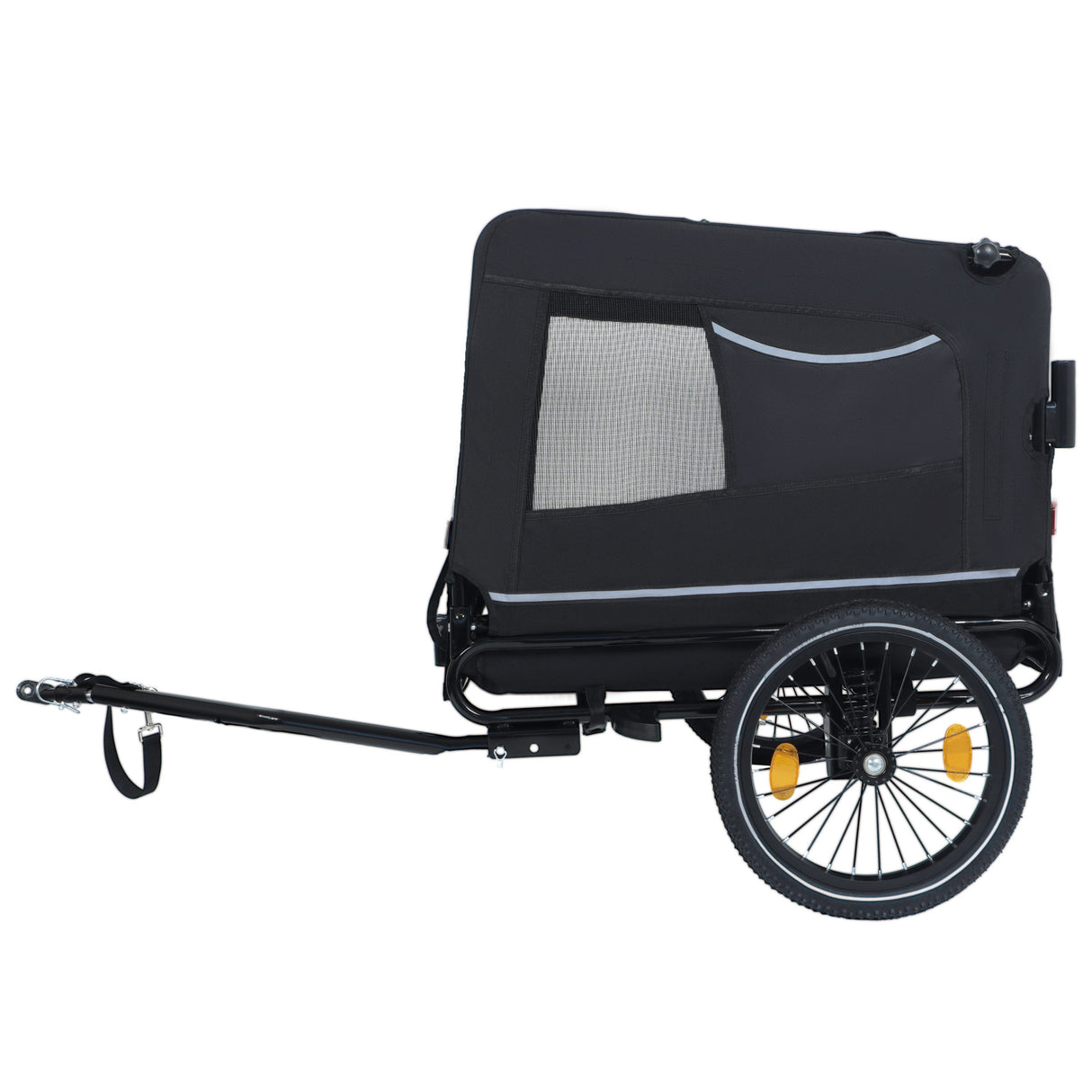 Extra Large 2-in-1 Bike Trailer & Push Cart for Pets