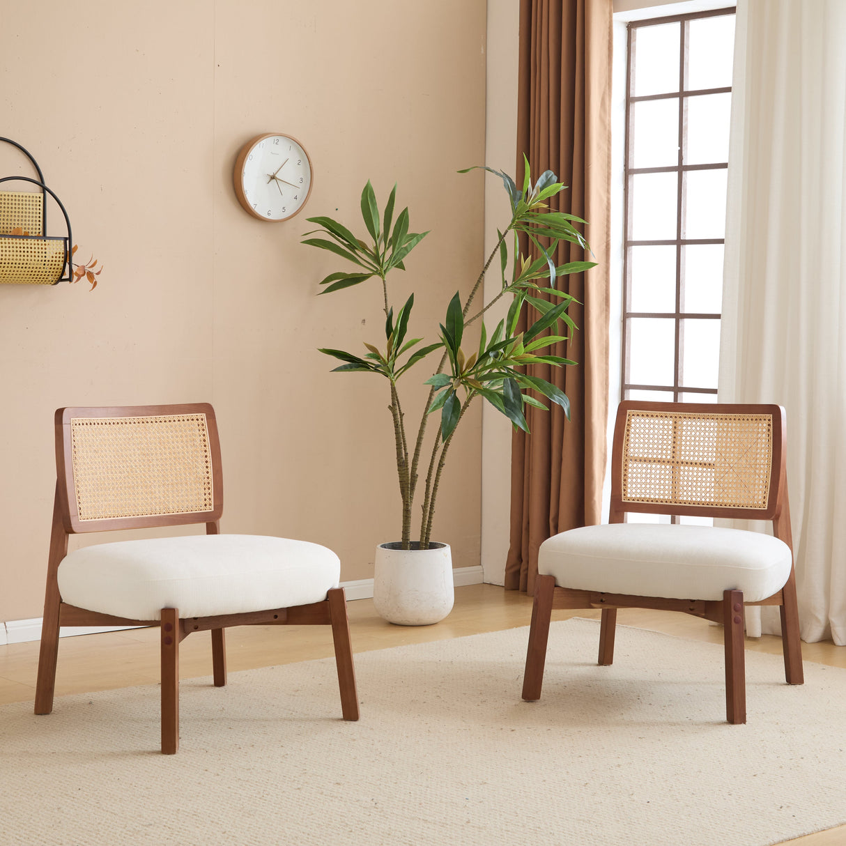 Modern Beige Lounge Chair