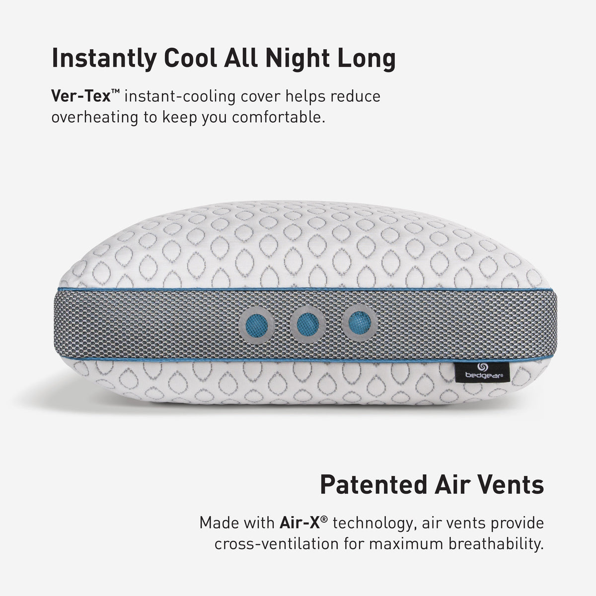 Frost Performance® Cooling Pillow with Advanced Temperature Regulation - White