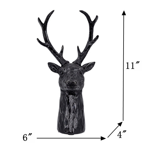 Darby 8-Point Deer Head Statue Decor