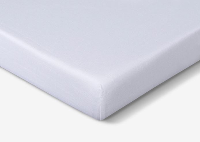 BedGear Hyper-Linen Crib Sheet, Bright White