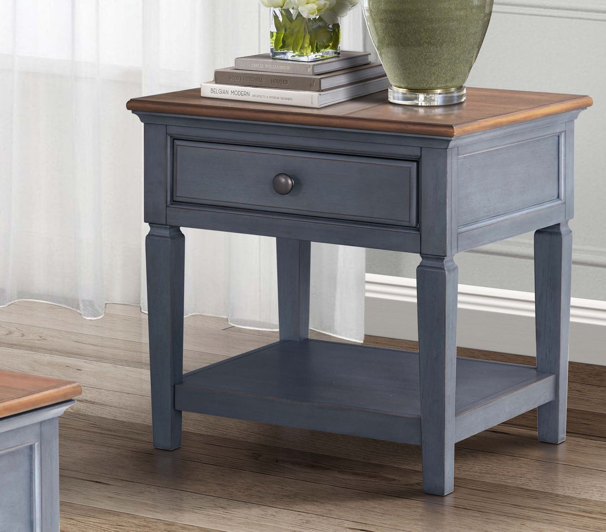 End Table - Blue