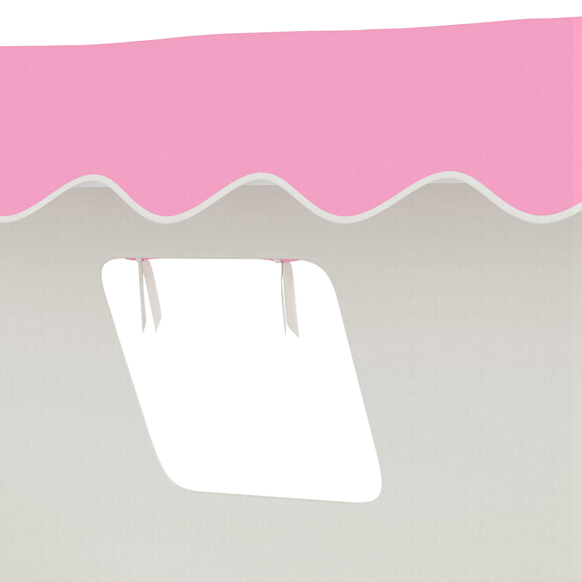 Full Size House Floor Bed with Tent and Light