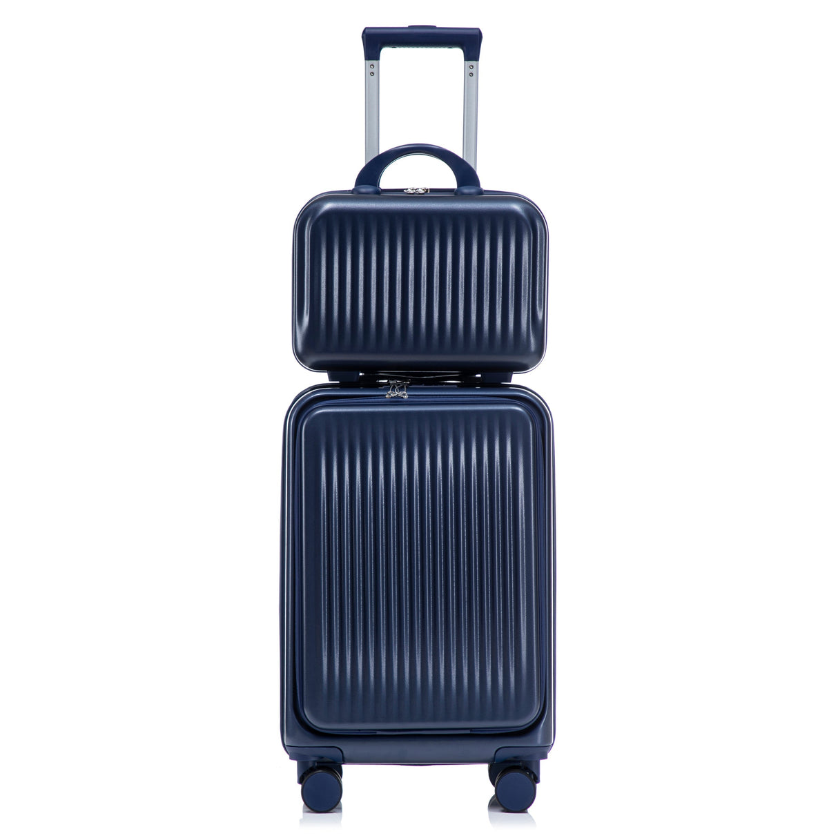 14'/20' ABS 2-Piece Spinner Wheel Luggage Set with Combination Lock