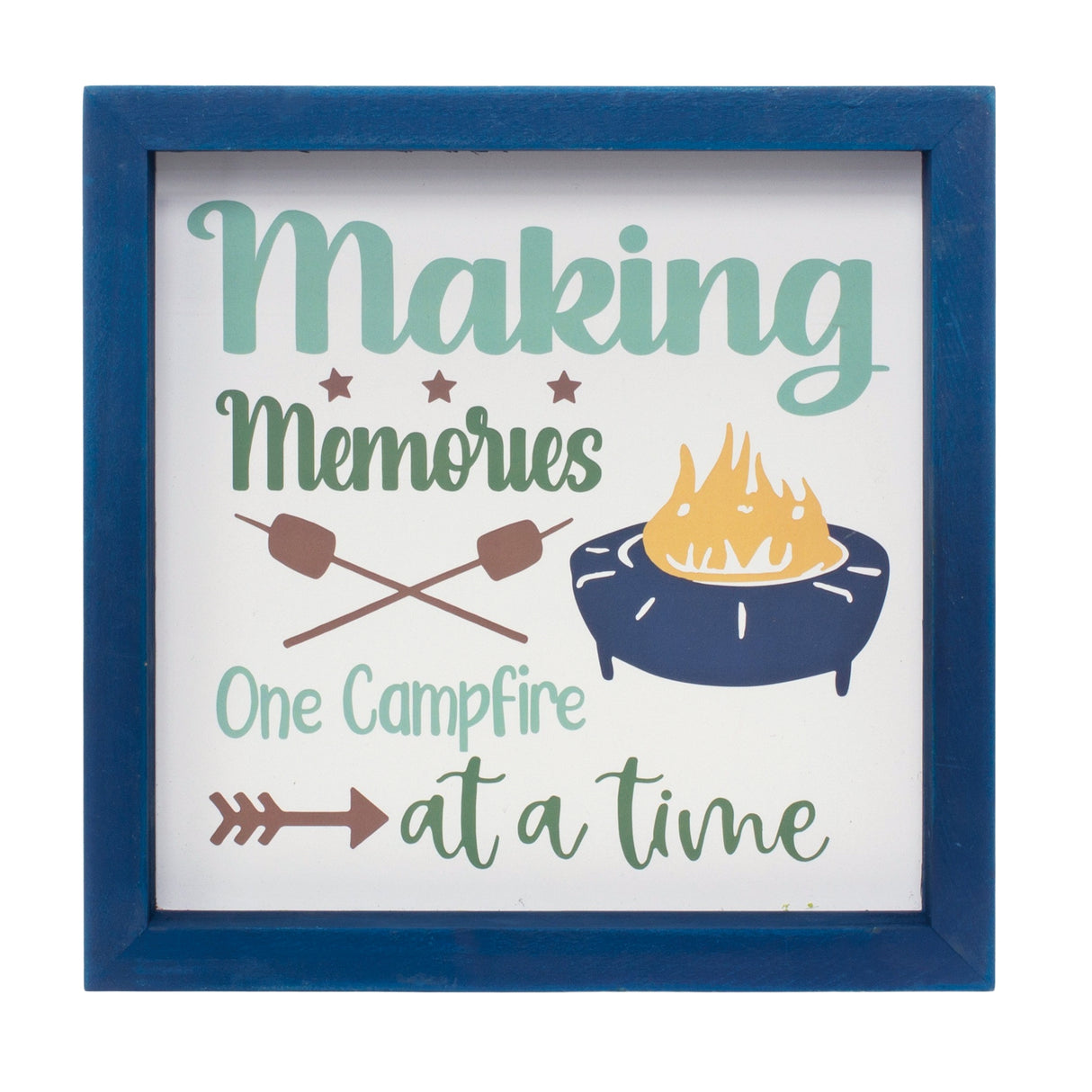 Wood Framed Camping Sentiment Sign (Set of 4)