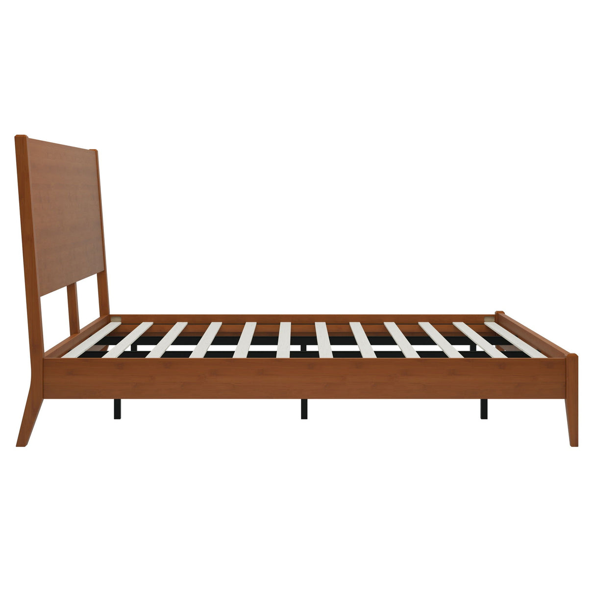 Modern Sled Platform Bed Frame With Slats