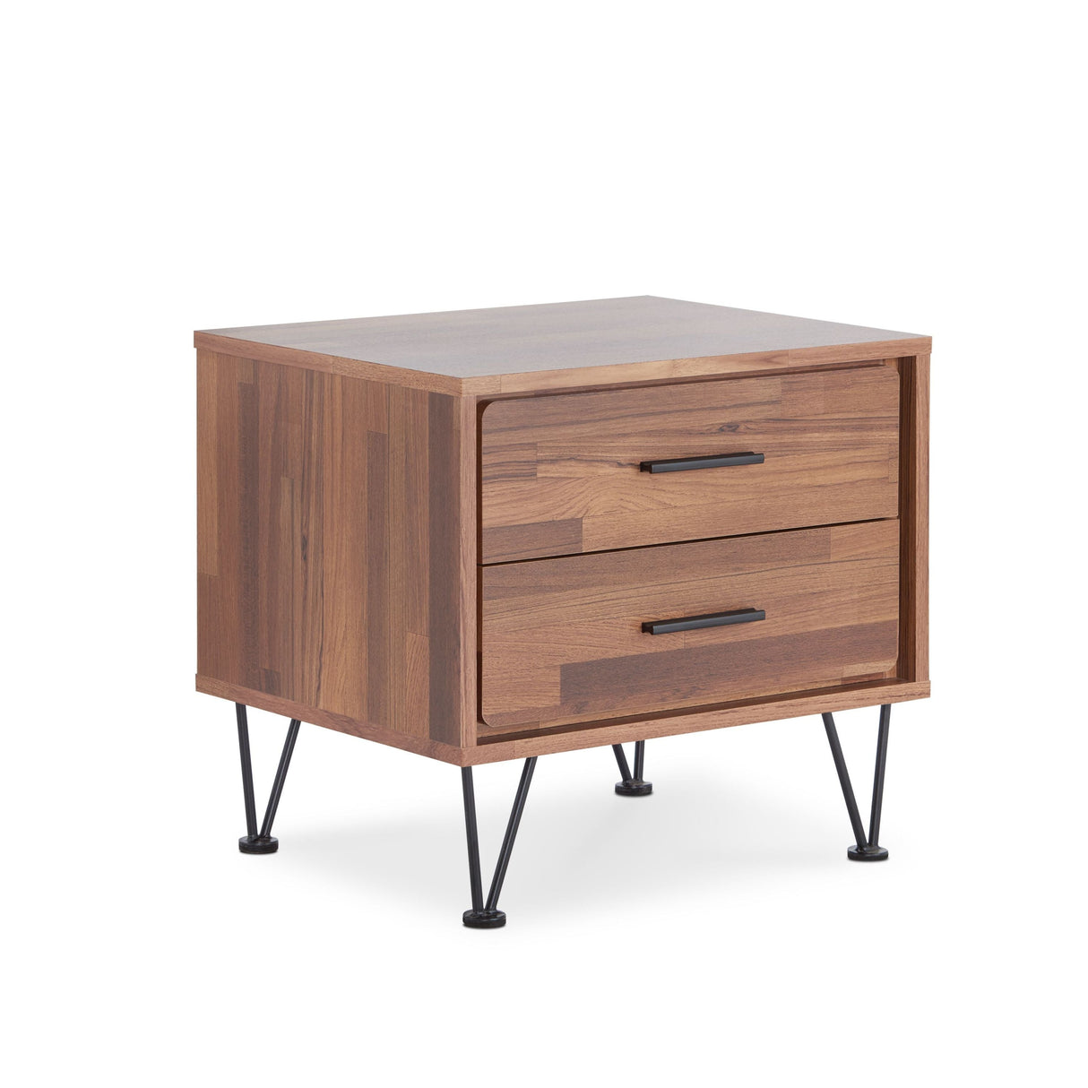 Deoss Walnut Finish Accent Table