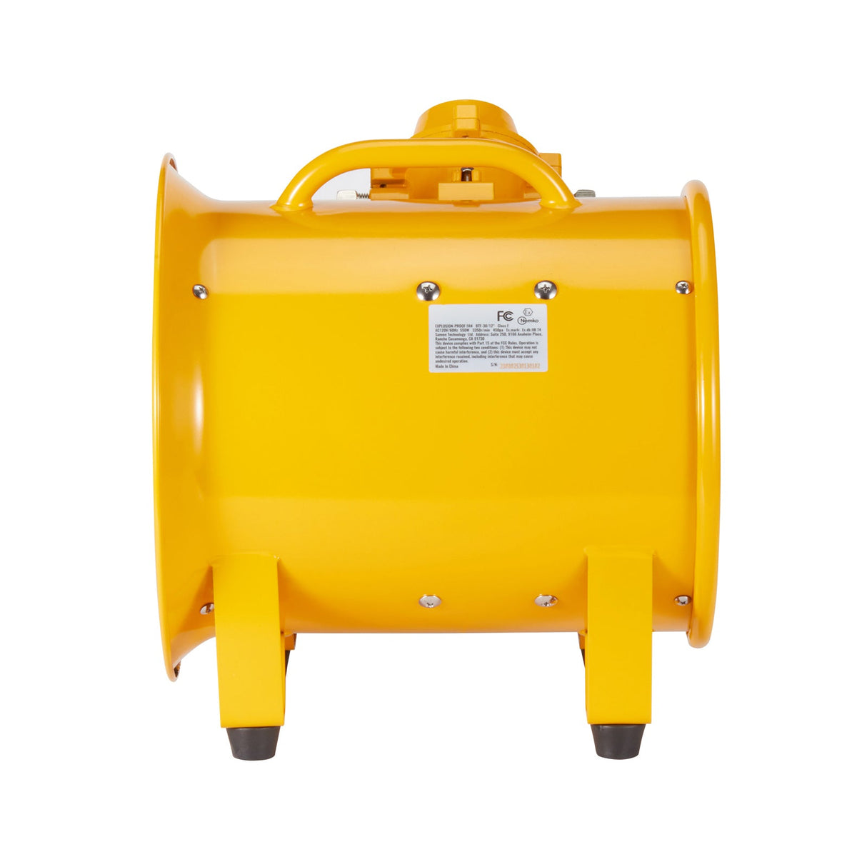 Portable Ventilator, 10" Heavy Duty Cylinder Fan, 350W