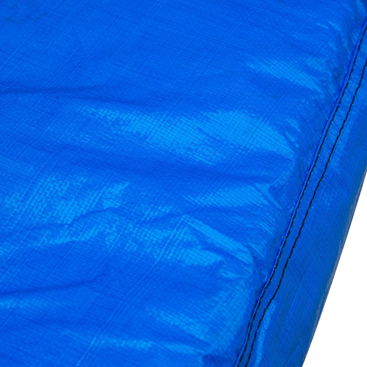 12Ft Trampoline with Basketball Hoop and Safety Net - Blue