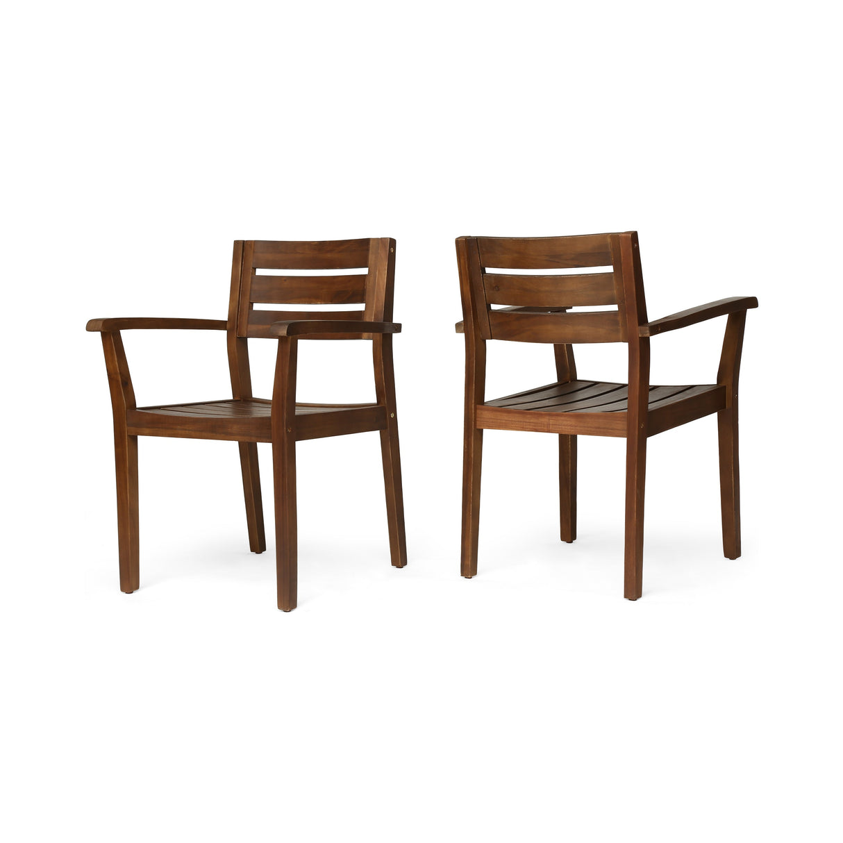 7 Pieces Acacia Wood Outdoor Dining Set