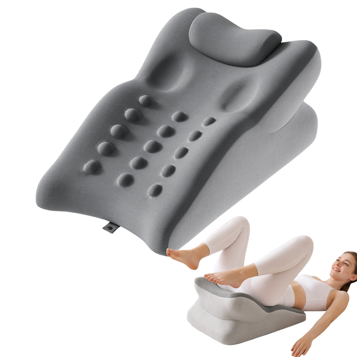 Ergonomic 27° Memory Foam Support Pillow