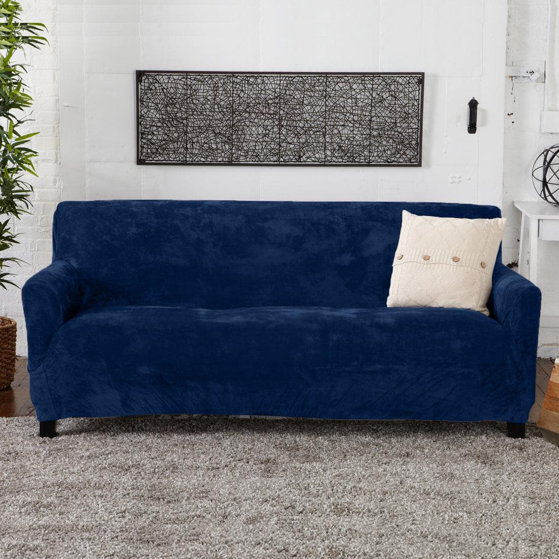 Velvet Stretch Slipcover - Gale Collection