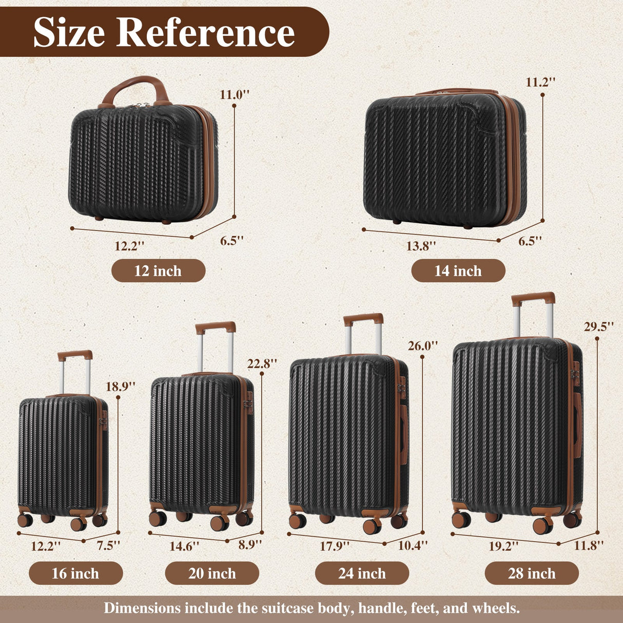 2-Piece Hardshell Luggage Set