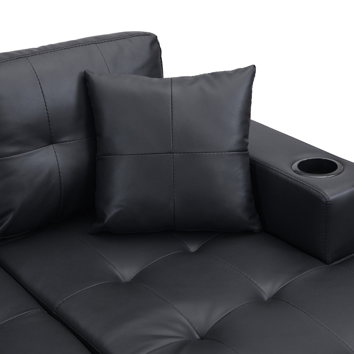 Modern Sectional Sofa Set with L Shape Chaise Lounge
