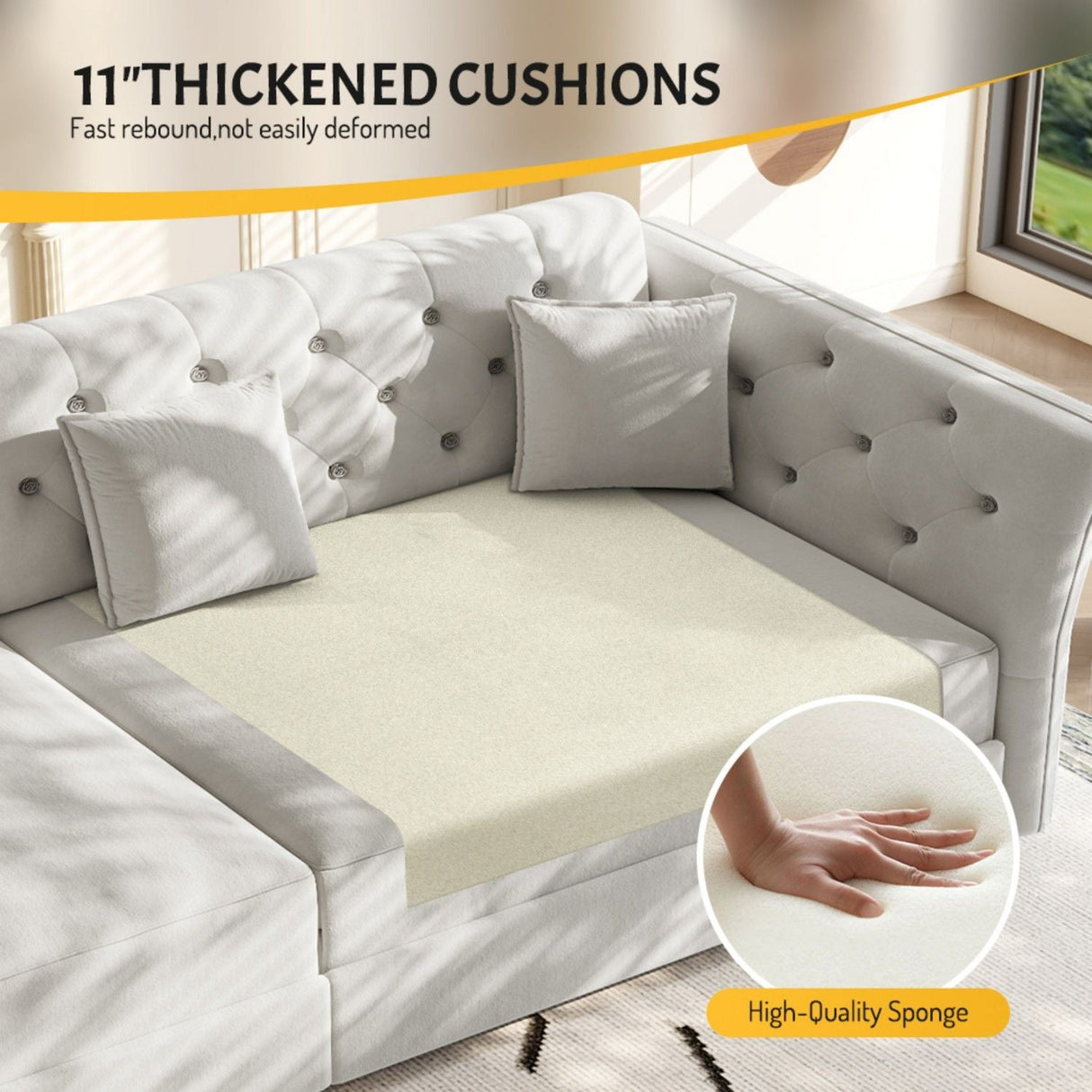 Oversize Pull Out Sofa Bed For Living Room