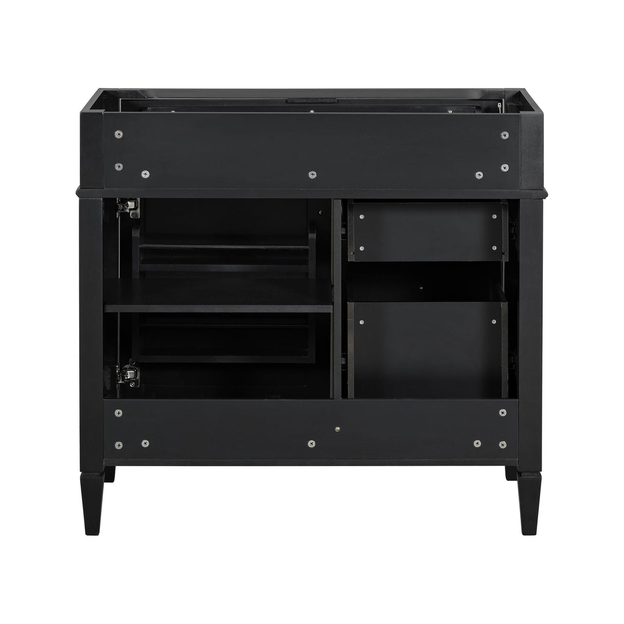 Bathroom Vanity With 2 Drawers And Tip-Out Drawer, Storage Cabinet