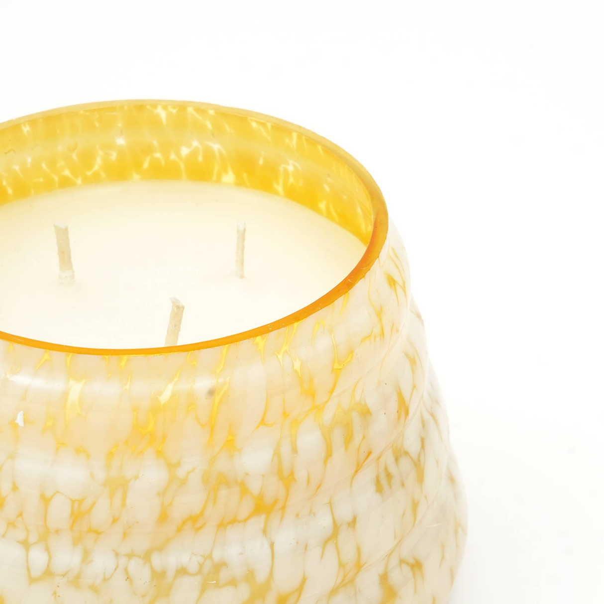 Pastel Whisper Scented Wax Candle - Yellow