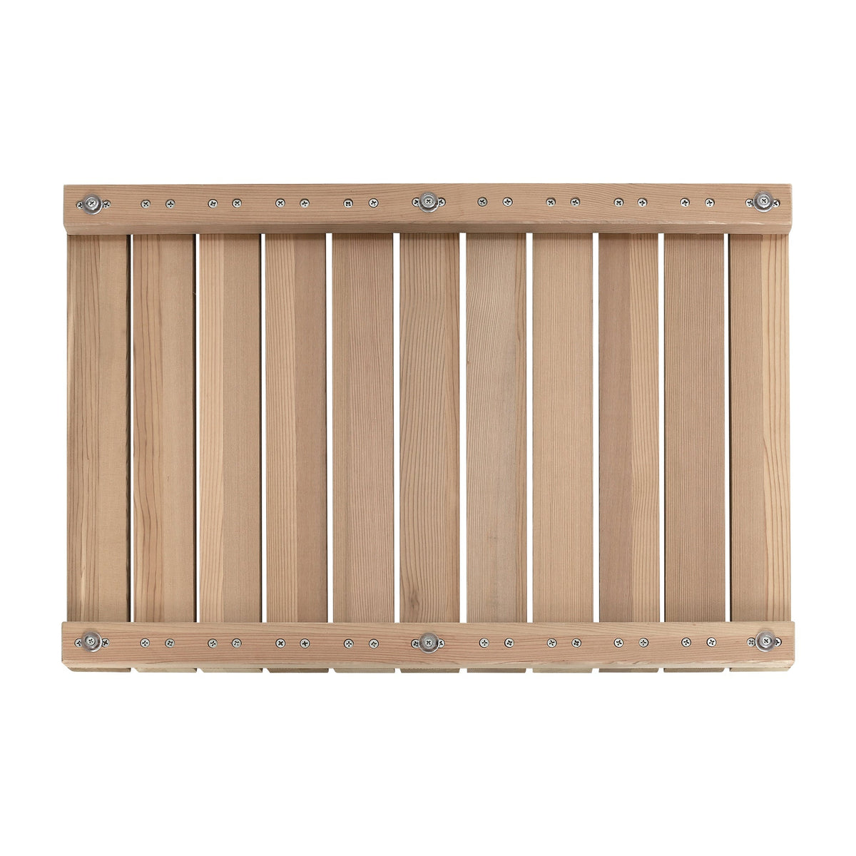 Cedar Wood Shower Mat - Non-Slip Slatted Bath Mat