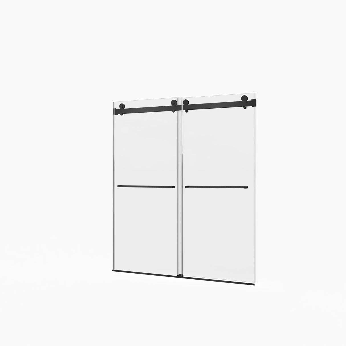 Frameless Double Sliding Shower Door