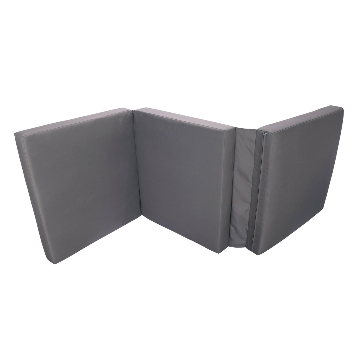 Gray Broadway Ian Chaise Lounge Cushion with Waterproof Fabric - Gray