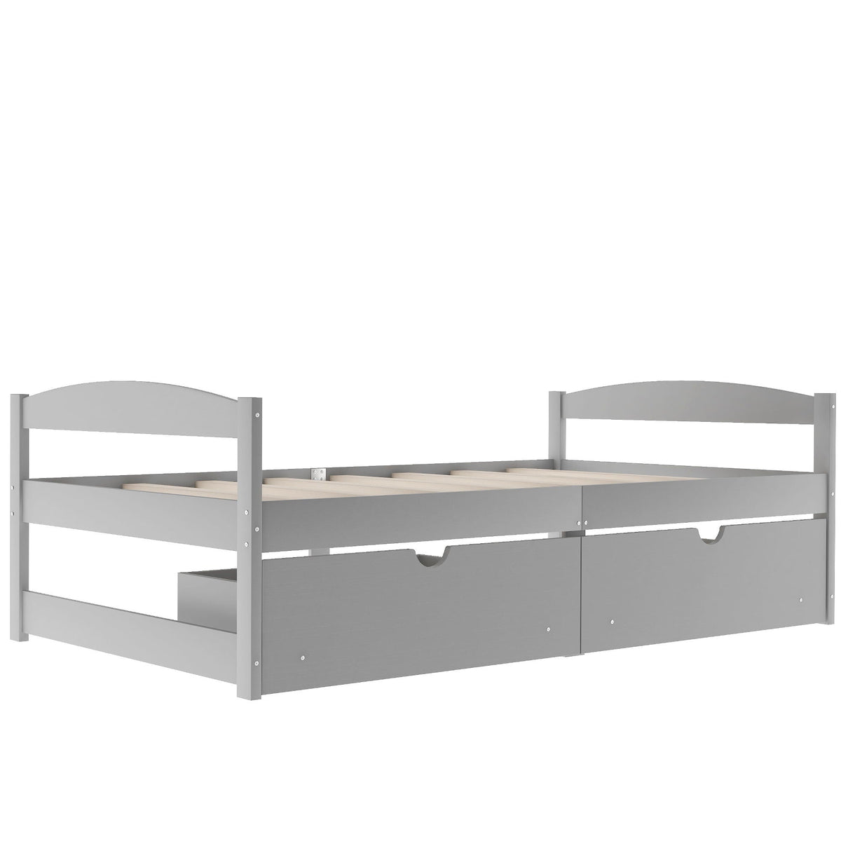 Platform Bed With 2 Drawers