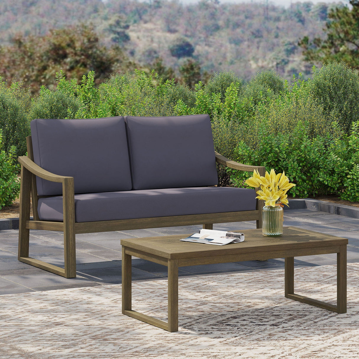 Samwell Coffee Table & Loveseat Set