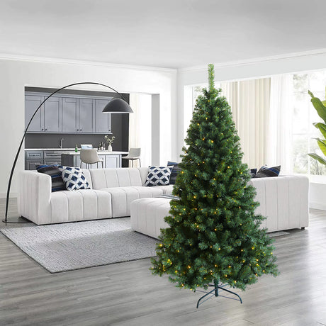 Pre-lit-Christmas-Tree-6ft-Artificial-Hinged-Xmas-Tree-with--Foldable-Stand-Christmas-Tree
