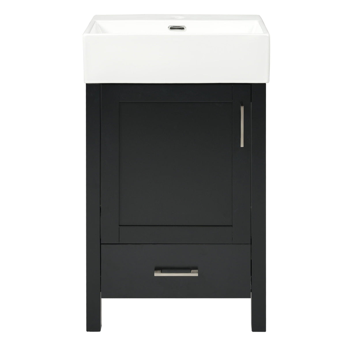 Bathroom Vanity With Sink, Frame And Drawer