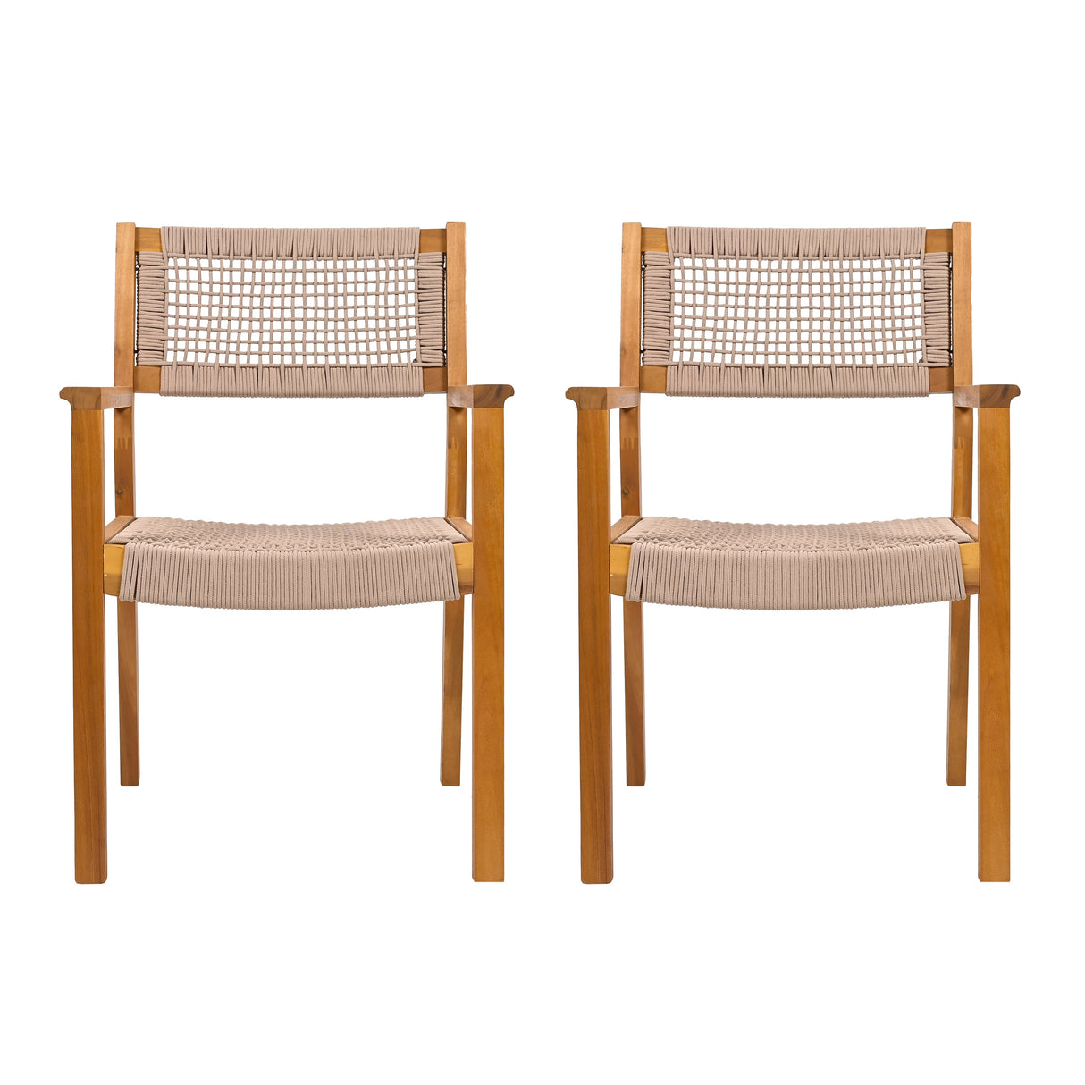 Braided Dining Chair - Set of 2
