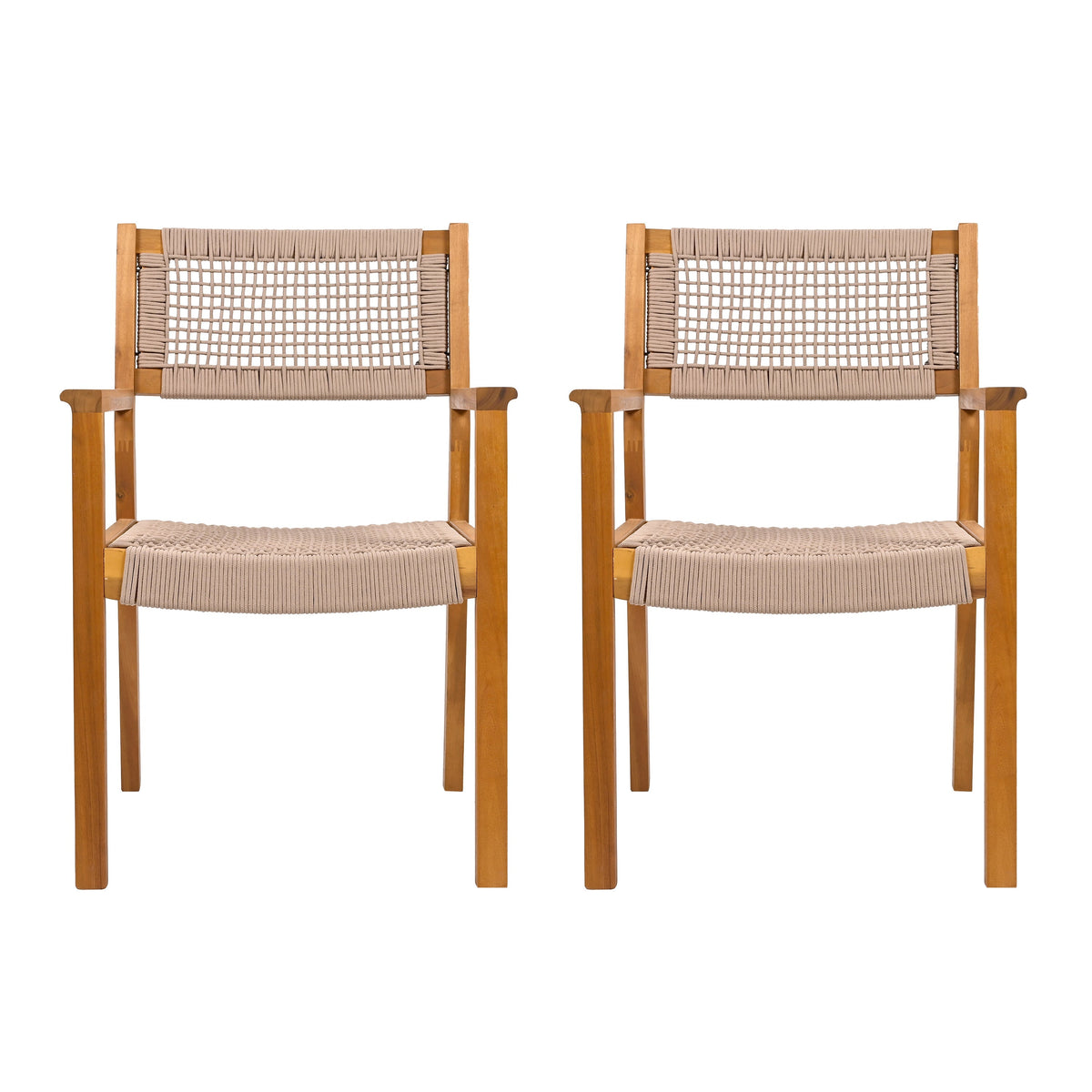 Braided Dining Chair - Set of 2