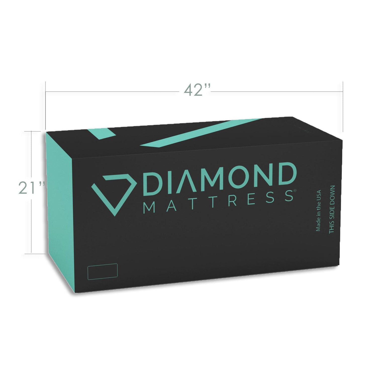Diamond hughes cool latex hybrid euro -top 14.5" - firm support