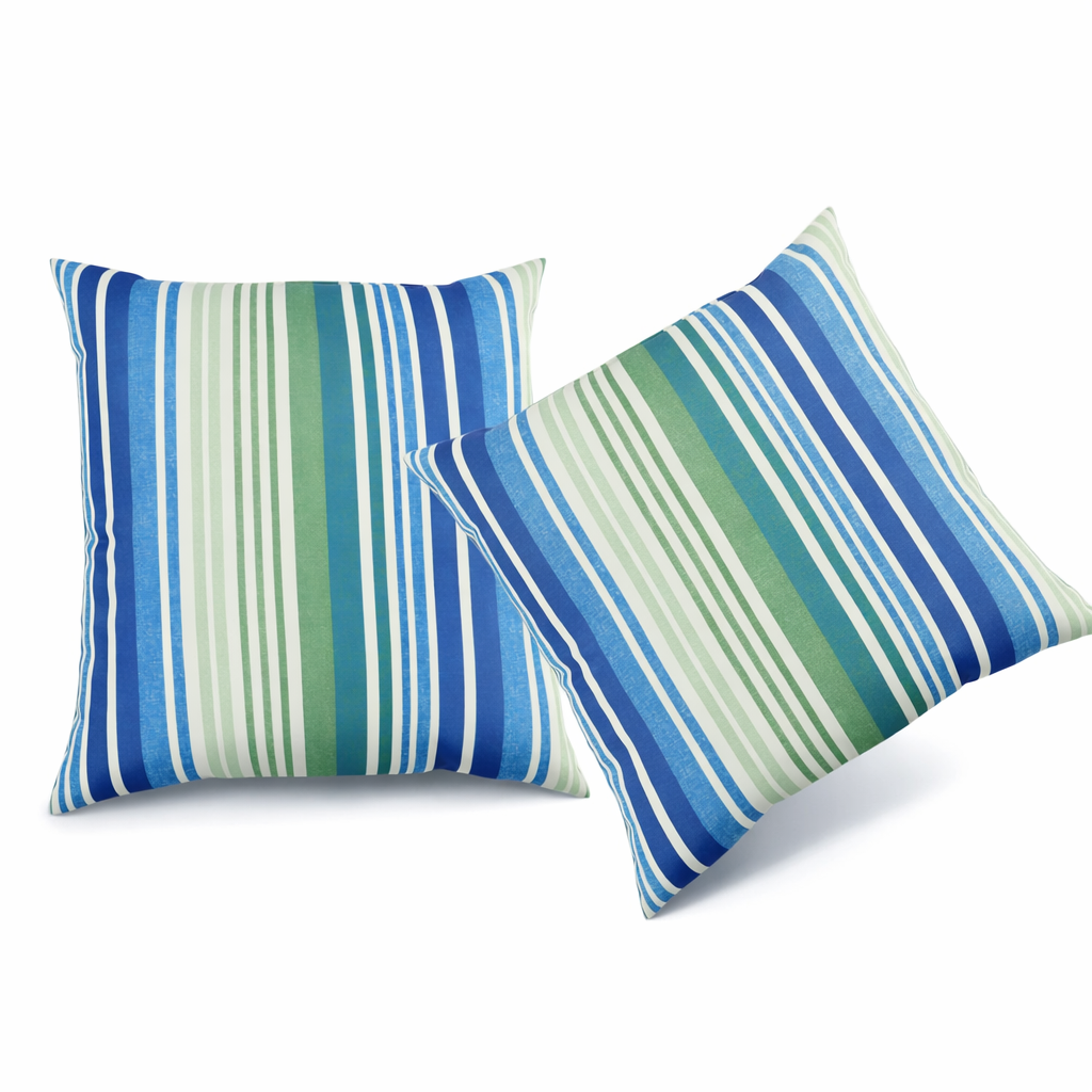 2 Pack Outdoor Throw Pillows, Waterproof & Fade-Resistant