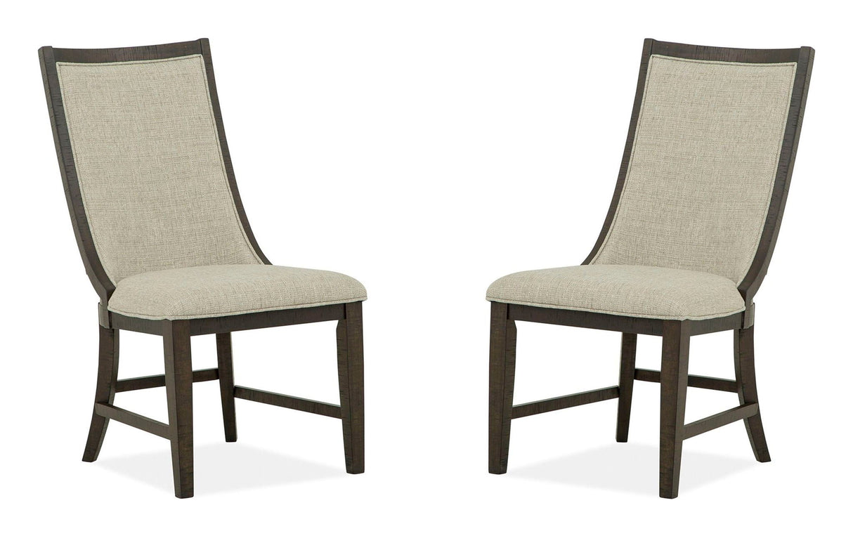 Westley Falls - Upholstered Host Side Chair (Set of 2) - Graphite