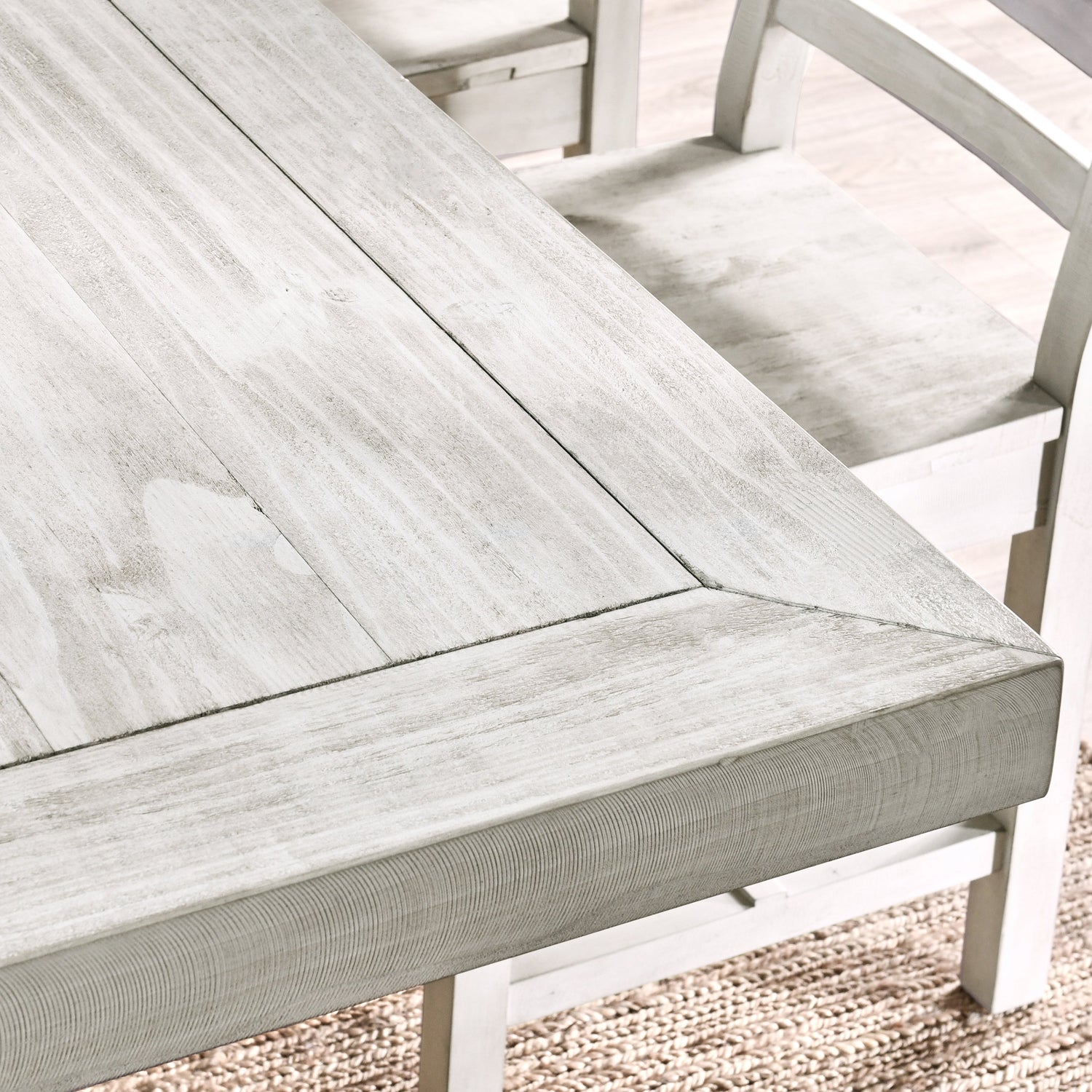 Auraeons Rectangular Dining Table with Trestle Base