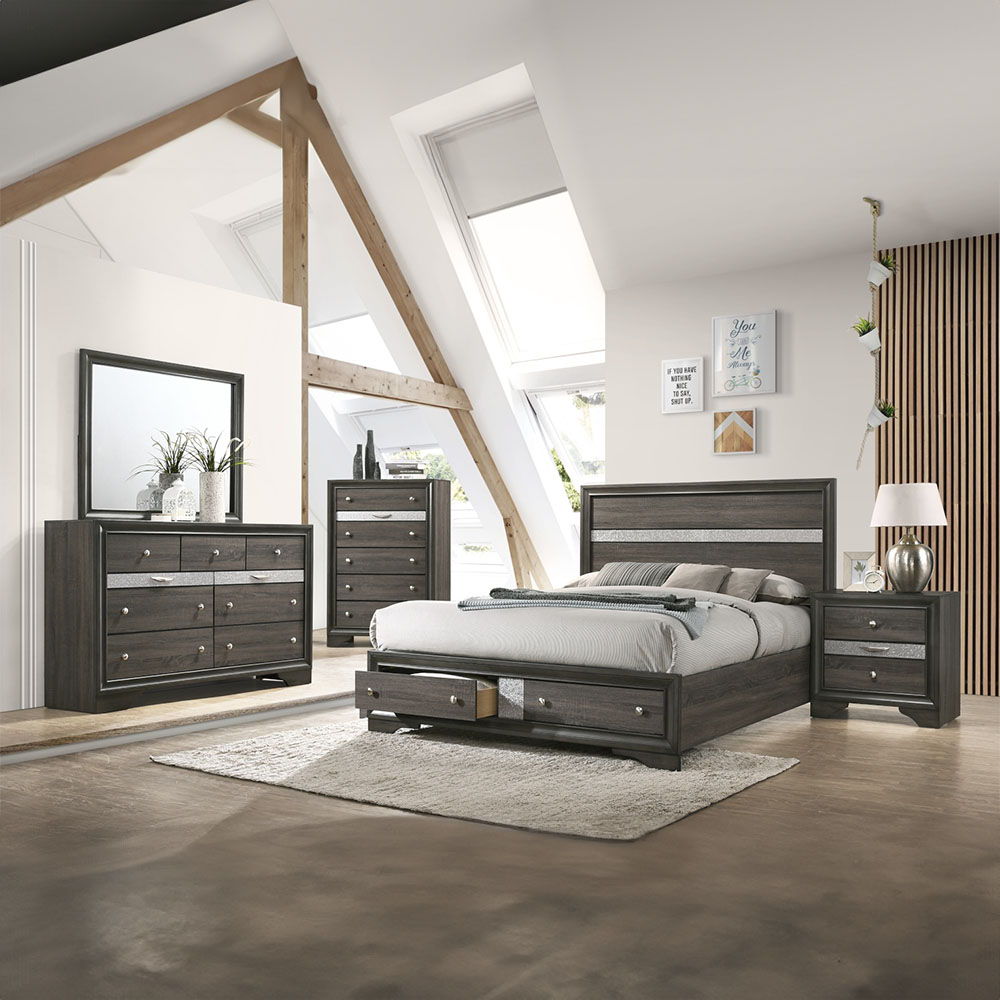 Naima - Bed w/Storage