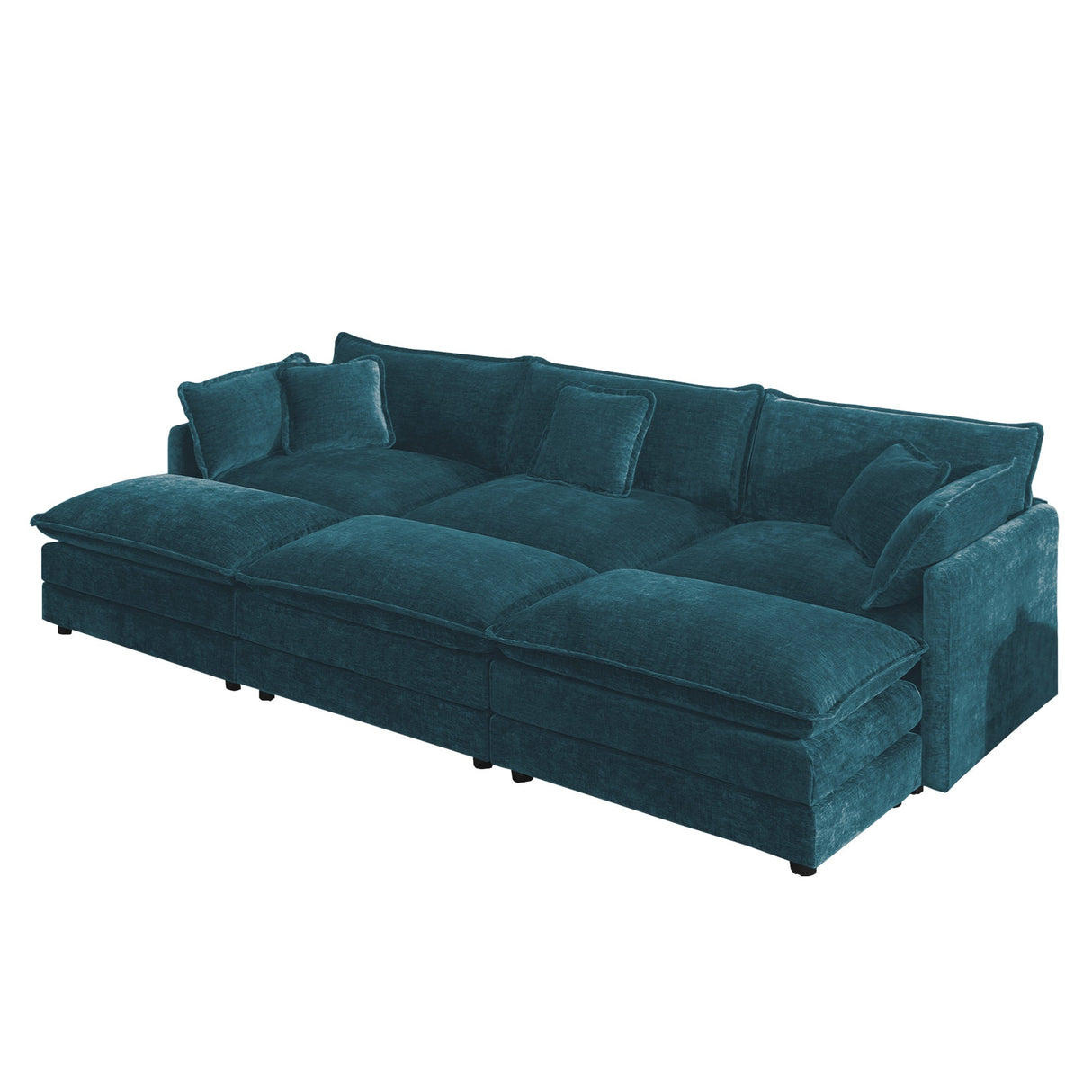 Comfortable Deep Seat Reversible Modular 3 Seater Sectional Sofa
