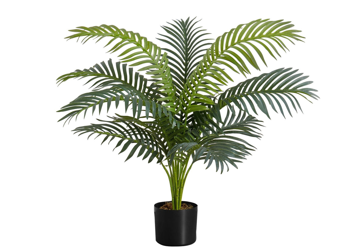 34" Tall Artificial Indoor Palm Tree with Real Touch Leaves