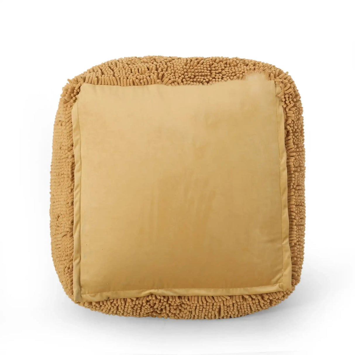 Spongy Microfiber Square Pouf Soft Seating