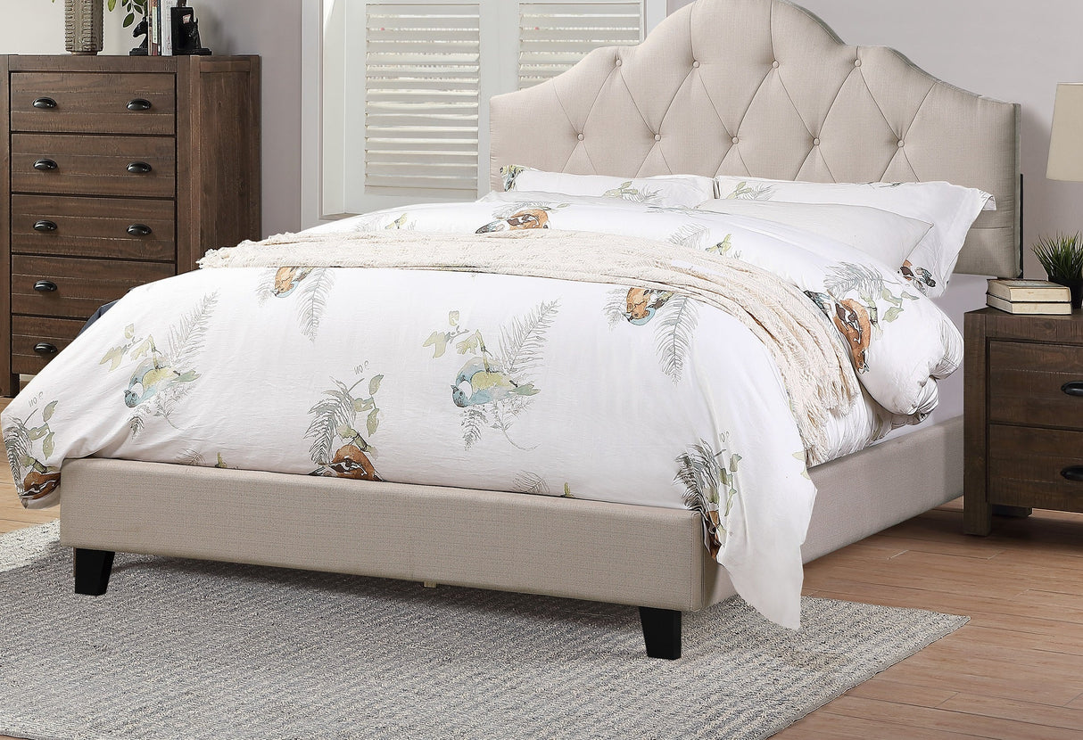 Tufted Upholstered Bed