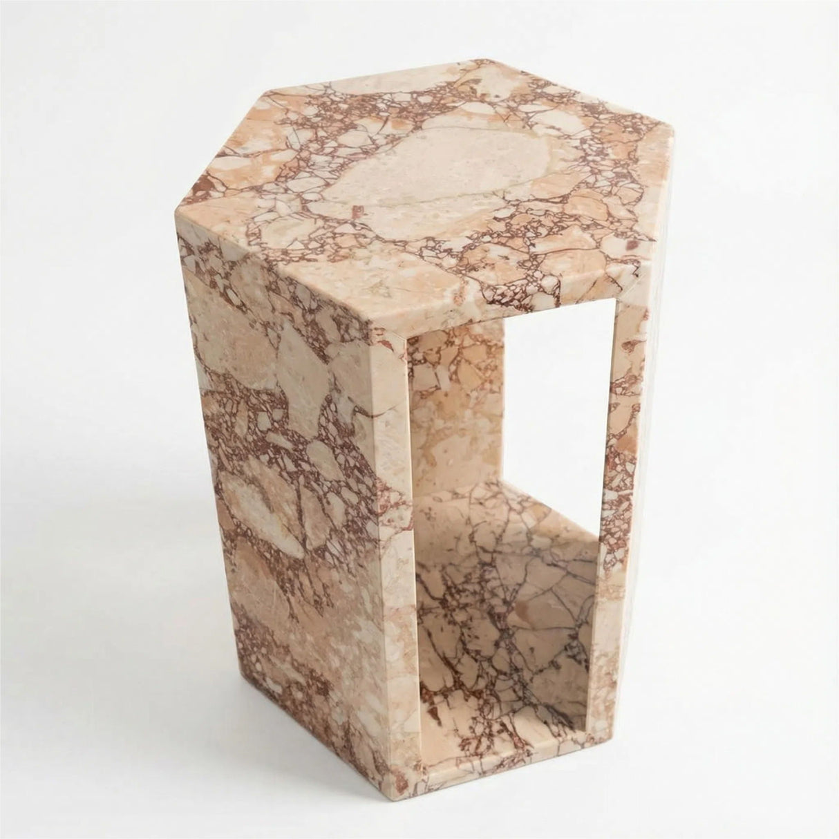 Modern Minimalist Hexagon Side Table