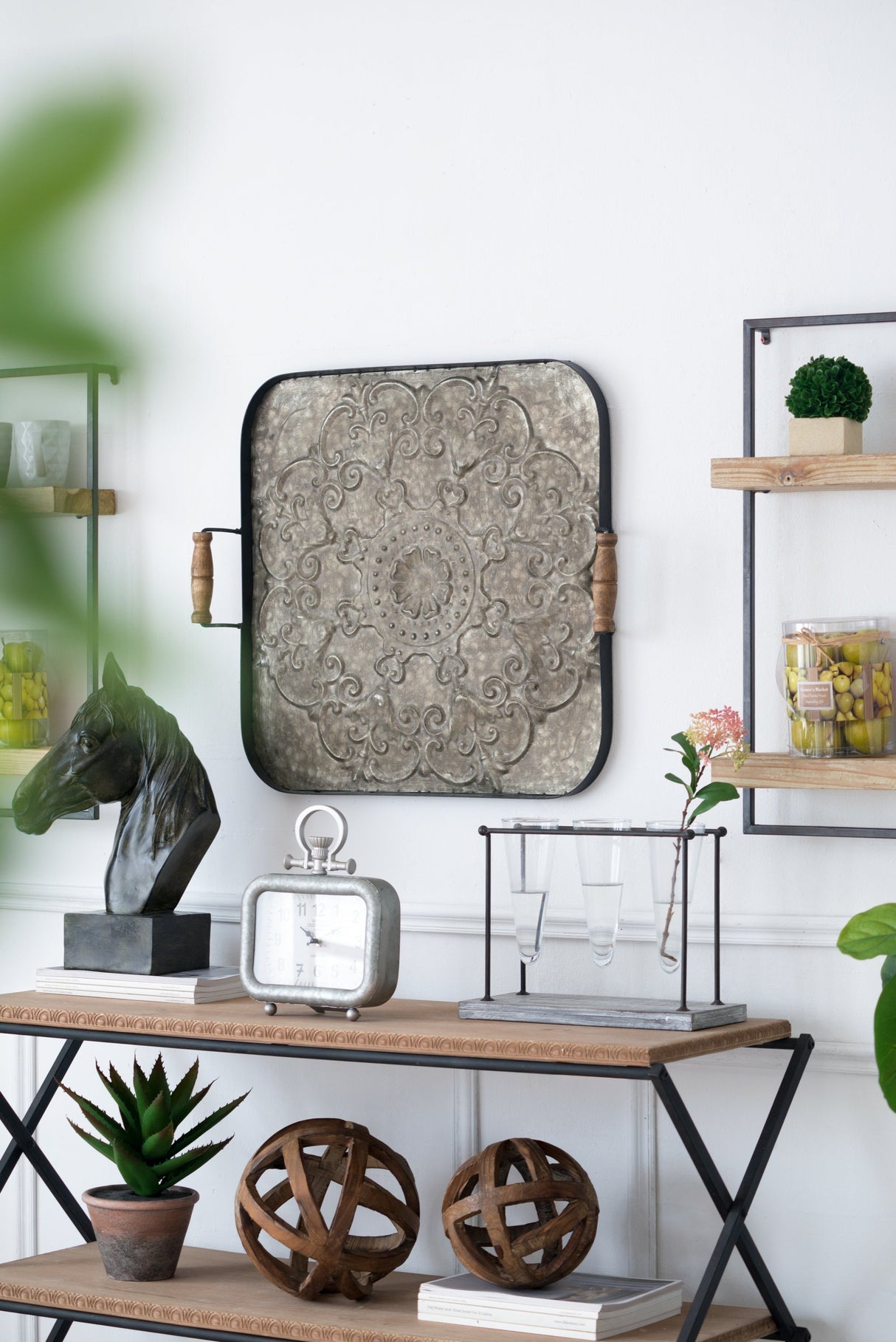 13x5.7x15.8 Equine Sculpture on Base